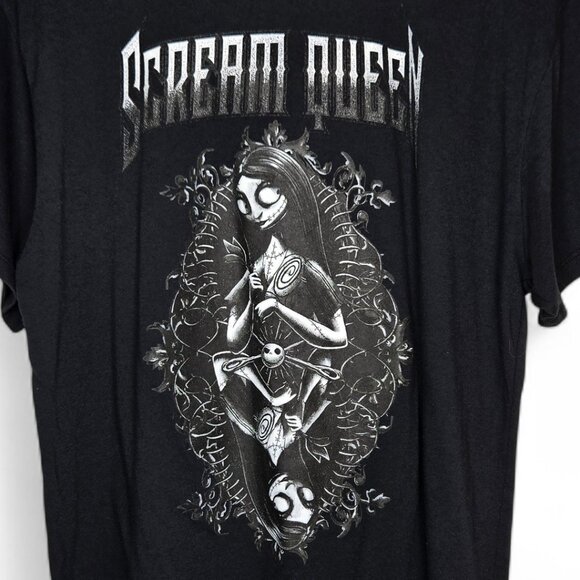 Disney Nightmare Before Christmas Scream Queen Shirt Tim Burton Animation XXL - Picture 2 of 4